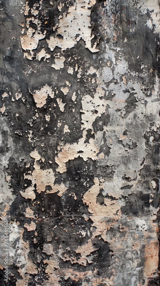 A close up of a wall with peeling paint and graffiti, AI A close up of a wall with peeling paint and graffiti, AI