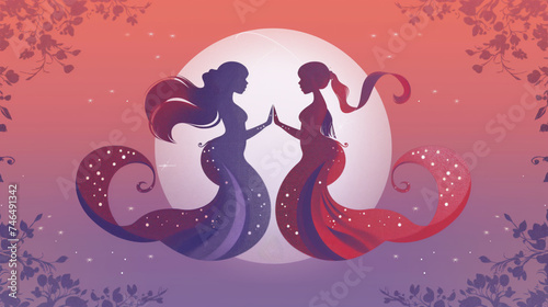Twin flame of two female meet each other  intense connection between two individuals