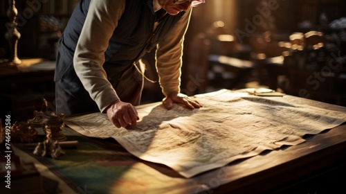 Bibliologist restores delicate map