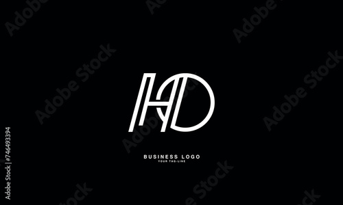 HO, OH, H, O, Abstract Letters Logo Monogram