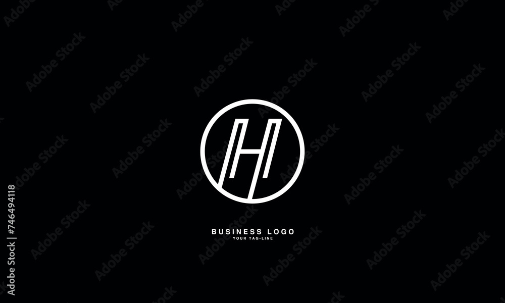 HO, OH, H, O, Abstract Letters Logo Monogram