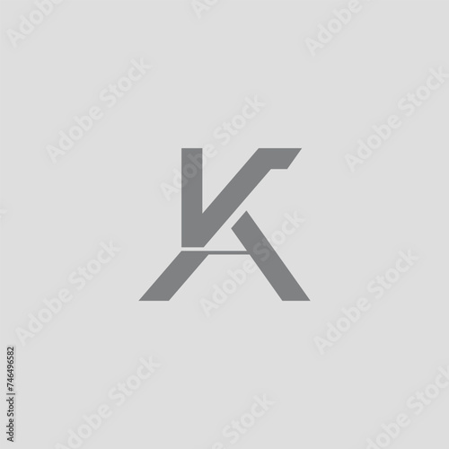 New abstract va logo design vector