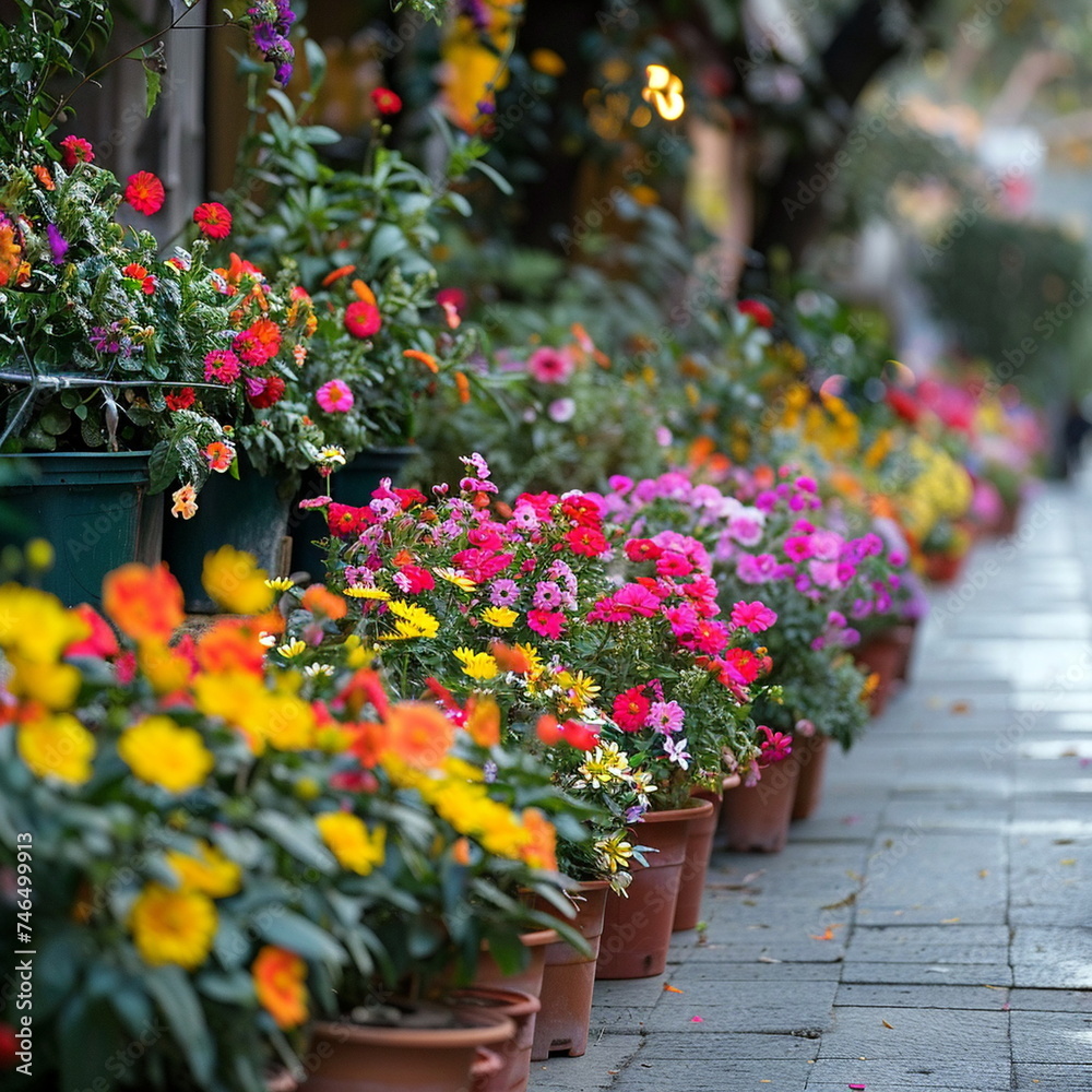 Obraz premium Gardening and planting new flowers