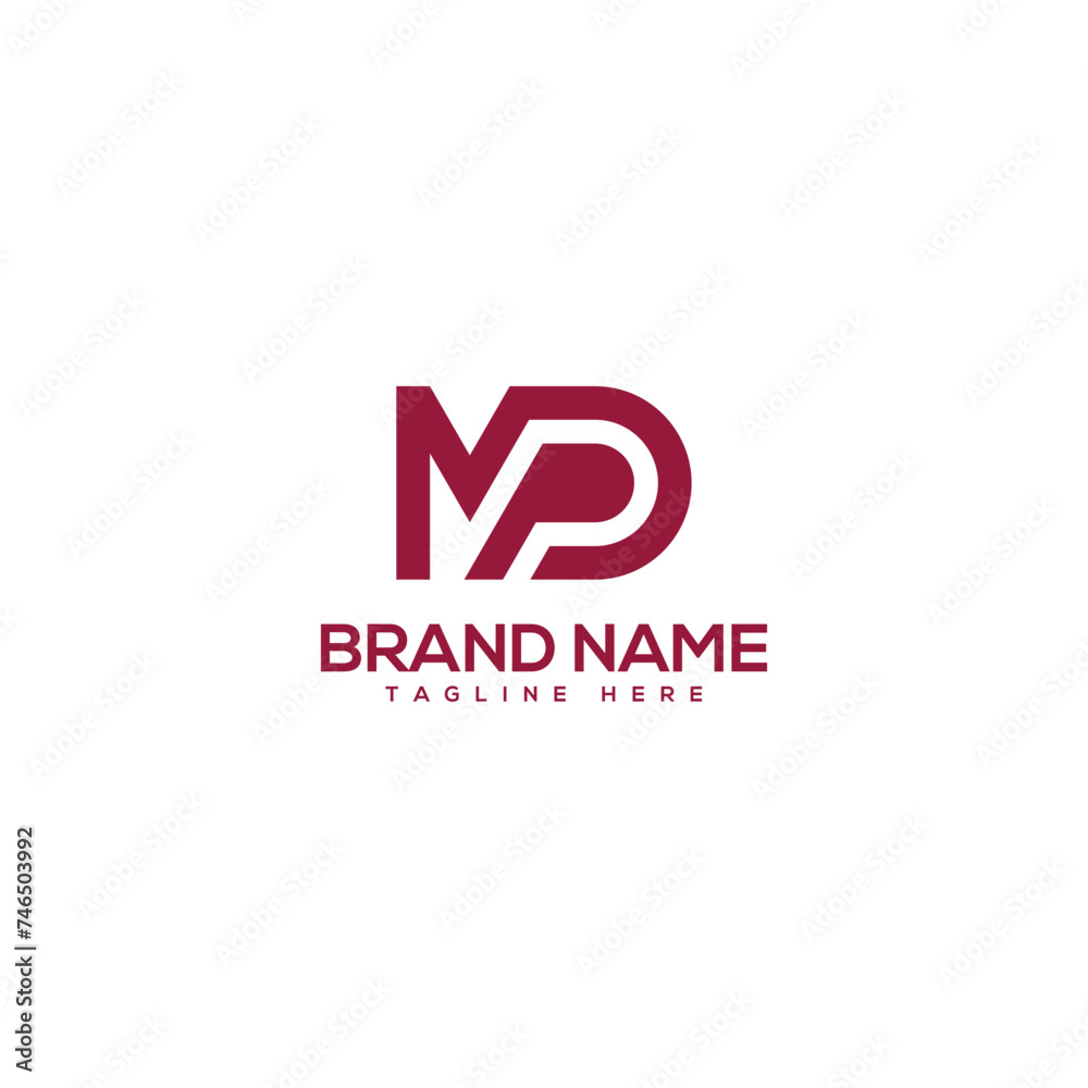 Abstract minimal letter MD DM logo design vector element. Initials business logo. Abstract minimal letter MD DM logo design vector element. Initials business logo.