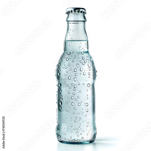Wallpaper Mural Empty glass bottle isolated on white background mockup Torontodigital.ca