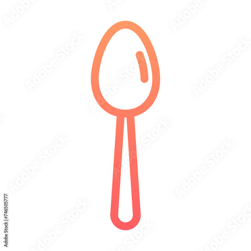Spoon Gradient Linear Style