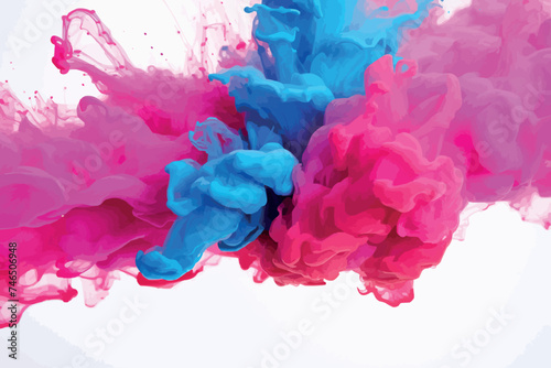 Watercolor painting white background Abstract watercolor painted background