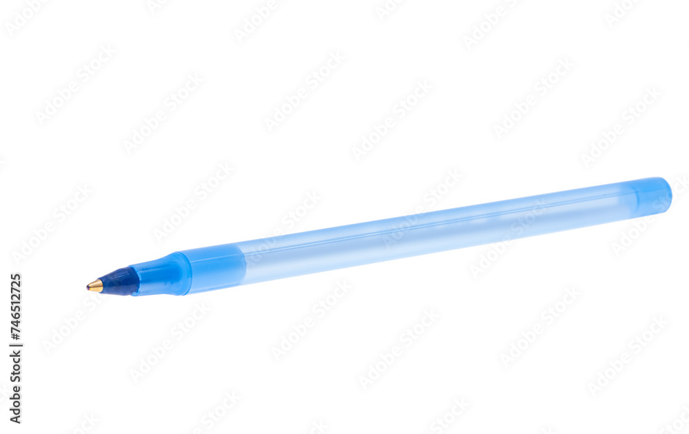 blue pen isolated blue pen isolated