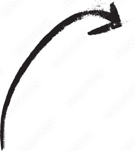 Hand Drawn Straight Arrow