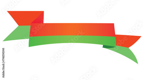 Free Download ribbon red, ribbon green, ribbon green and red - GFXLoad