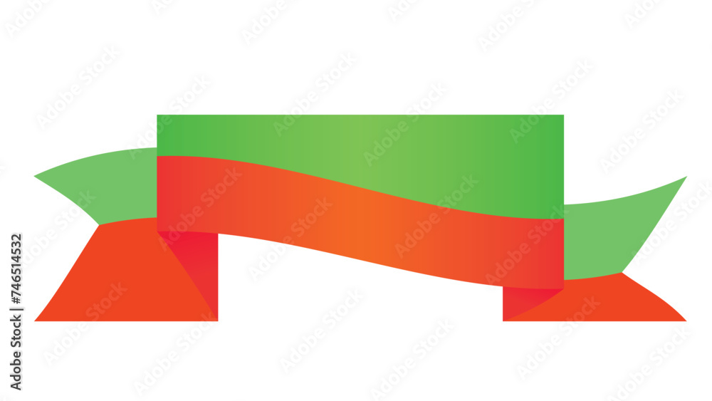 ribbon red, ribbon green, ribbon green and red