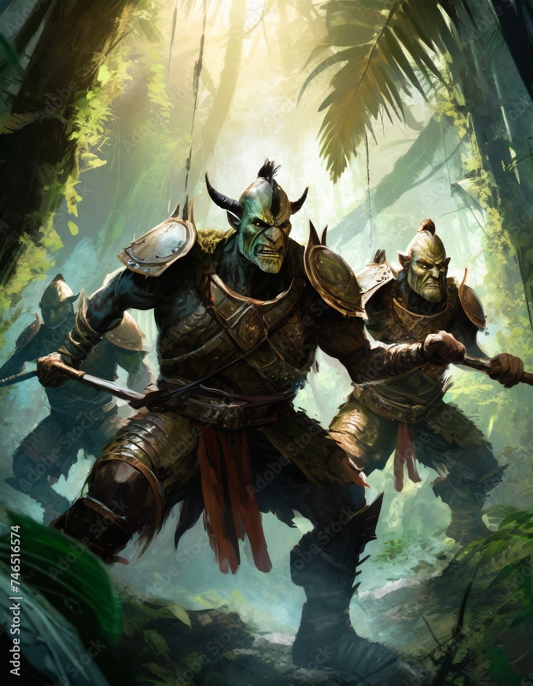 orcs in the forest