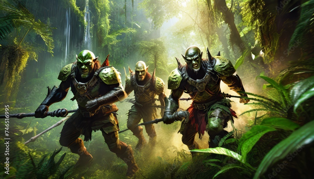 orcs in the forest