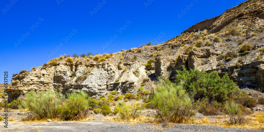 Tabernas Desert Nature Reserve, Special Protection Area, Hot Desert Climate Region, Tabernas, Almería, Andalucía, Spain, Europe