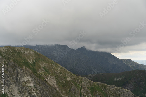 Mountains in coming storm, high in the Polish Tatras. © Dmitri