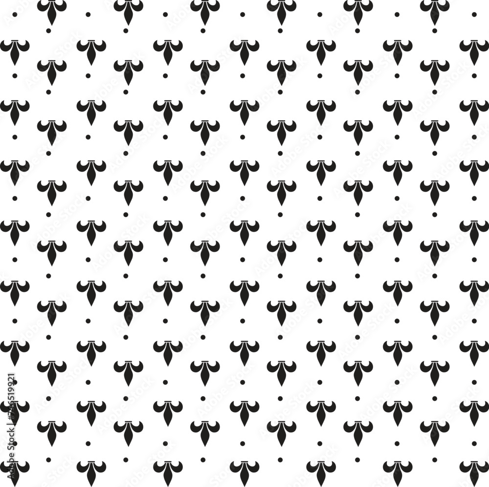 Fleur de lis luxury seamless pattern background
