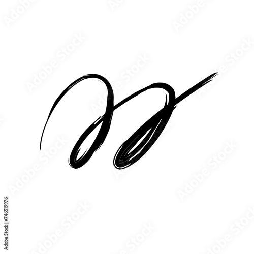 Set of handmade lines, brush lines, underlines. Hand-drawn collection of doodle style various shapes. Art Lines. Isolated on white. Vector illustration