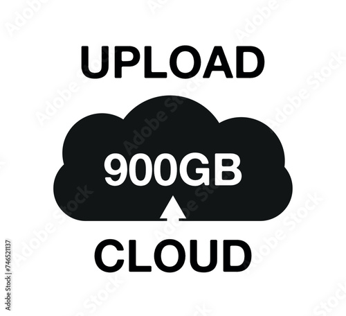 900 Gb capacity. Cloud upload for file storage and backup