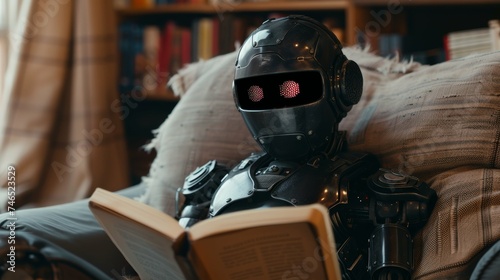AI Robot Reading Manual