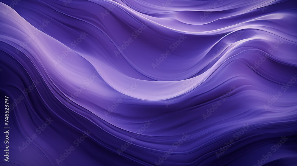 Image of the beauty of the waves Purple color of the desert, nature beauty concept