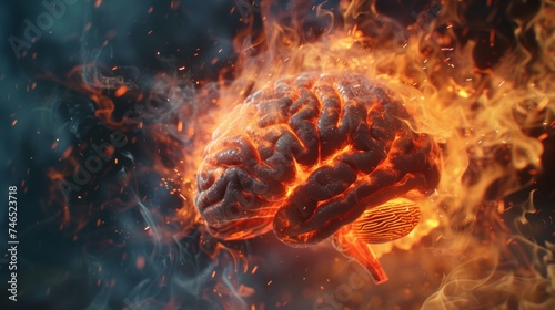 Brain on Fire Concept