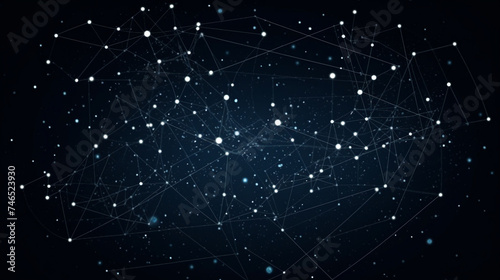 The stars form constellations. AI Generated