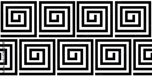 seamless African ornament, African pattern. geometric, monochrome pattern. for wallpapers, web page backgrounds, surface textures. vector  art illustration.
