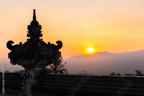 Sunset View from Lempuyang Temple in Bali