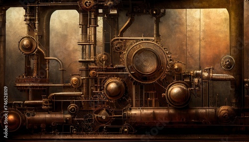 background with steampunk © Frantisek