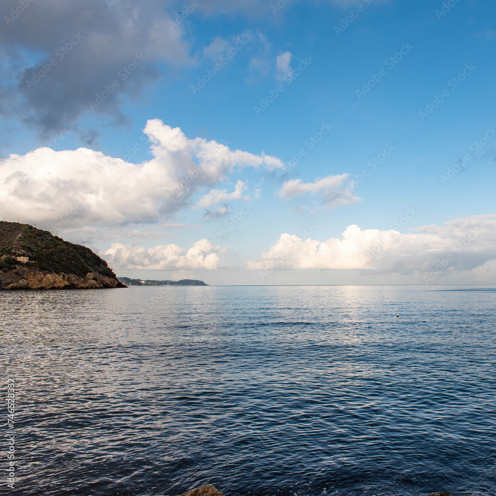 beautiful view of the island of Procida