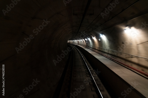 tunnel of a metropolitan railway