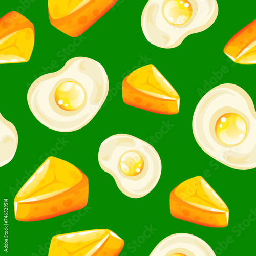 Citrus Slices and Candies Seamless Pattern