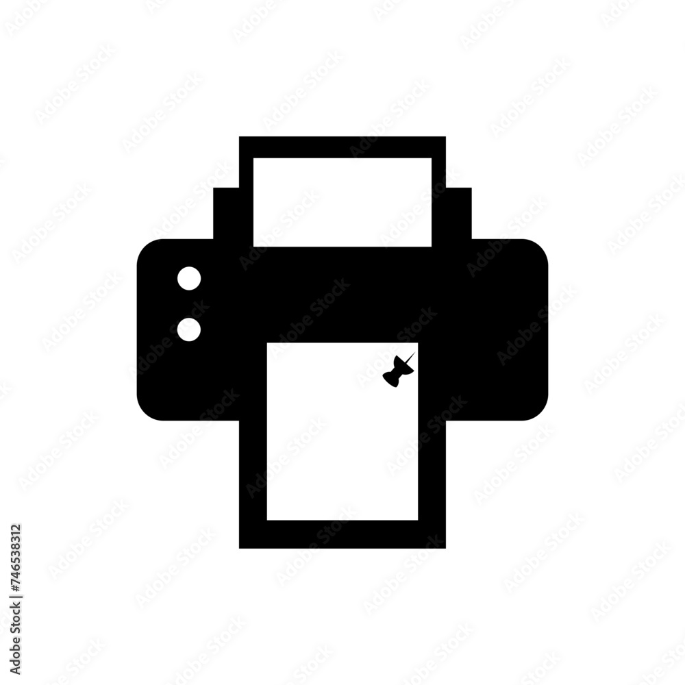 Printer Icon Vector Design Template. Print paper or document sign. Home printer icon. Flat illustration of home printer vector icon for web design Printer Icon Vector Design Template. Print paper or document sign. Home printer icon. Flat illustration of home printer vector icon for web design