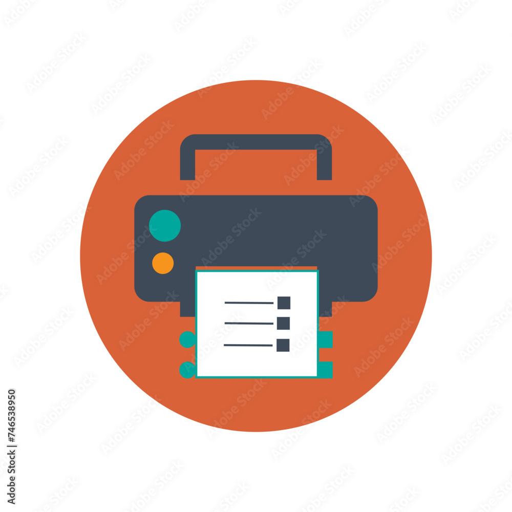 Printer Icon Vector Design Template. Print paper or document sign. Home printer icon. Flat illustration of home printer vector icon for web design Printer Icon Vector Design Template. Print paper or document sign. Home printer icon. Flat illustration of home printer vector icon for web design