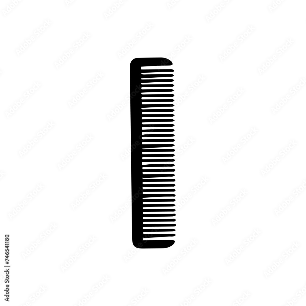 Comb and scissors icon. Scissors hairbrush vector illustration, Hair combs and scissors set isolated on a white background. Barber icon,vector Comb and scissors icon. Scissors hairbrush vector illustration, Hair combs and scissors set isolated on a white background. Barber icon,vector
