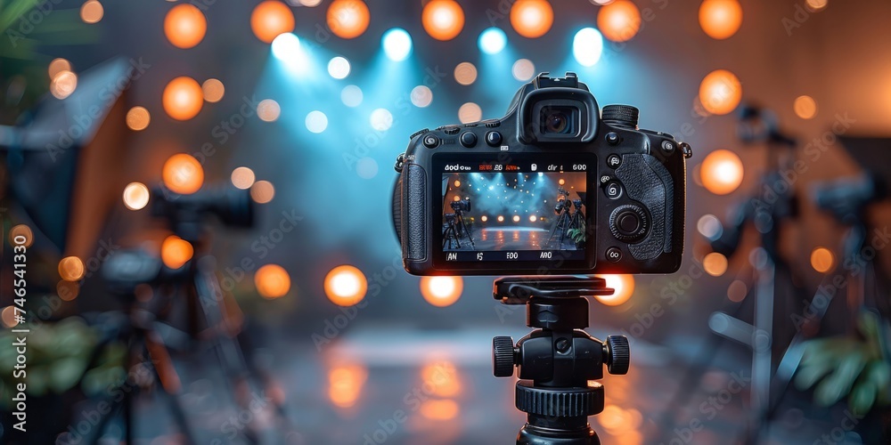 christmas lights in the night