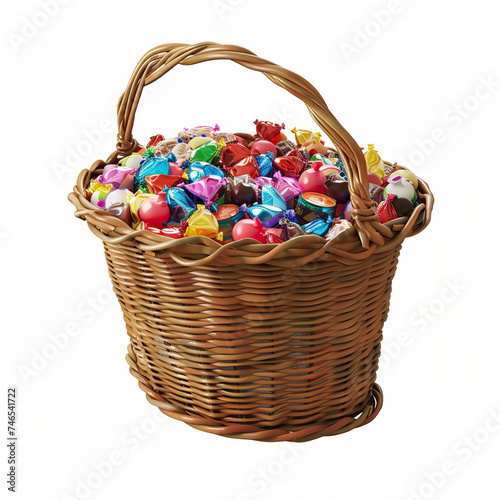Candy in basket