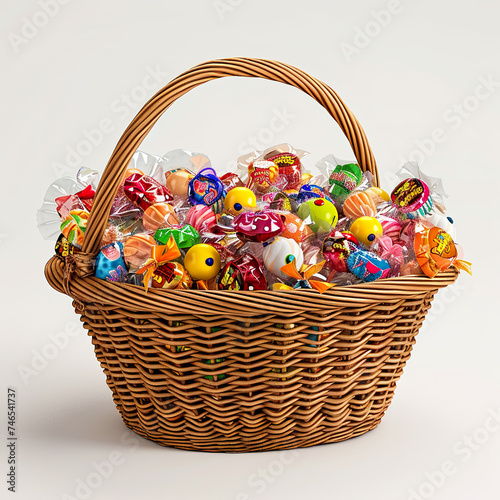 Candy in the basket