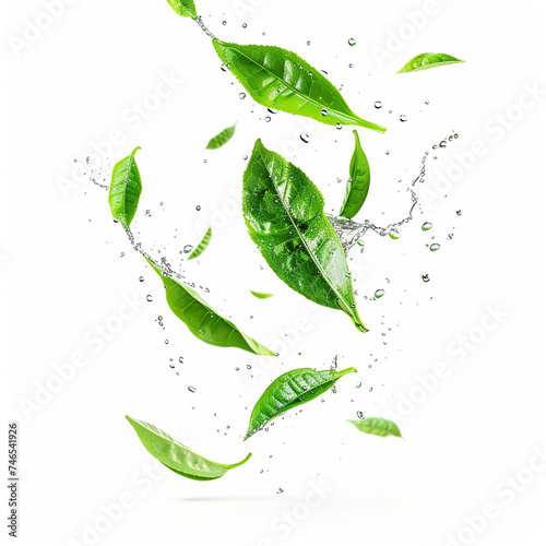 green leaves background