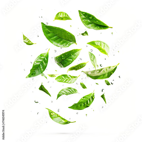 green leaves background