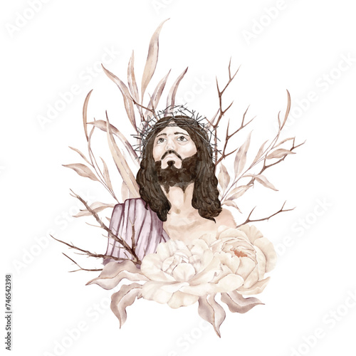 Jesus Christ among the plants