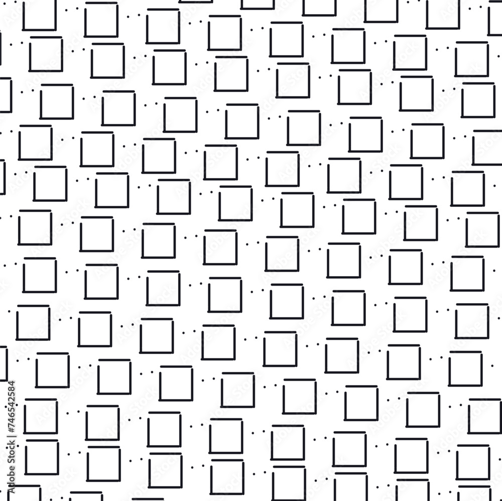 Many little dots and contour squares Many little dots and contour squares