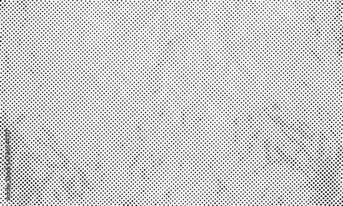 Abstract Dotted Halftone Retro Paper Sheet Print Texture Vector Filter with Transparent Background Grayscale