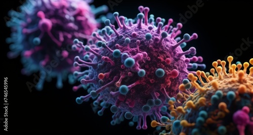  Vibrant Viruses - A Visual Journey into the Microscopic World