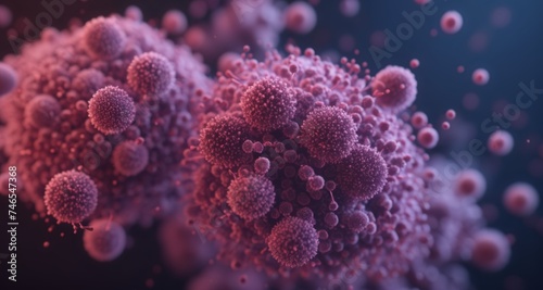  Vibrant microorganisms in motion, captured in a stunning 3D rendering