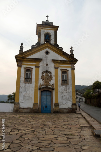 Frontal image of the church of Nossa Senhora das Merces e Misericórdia photo