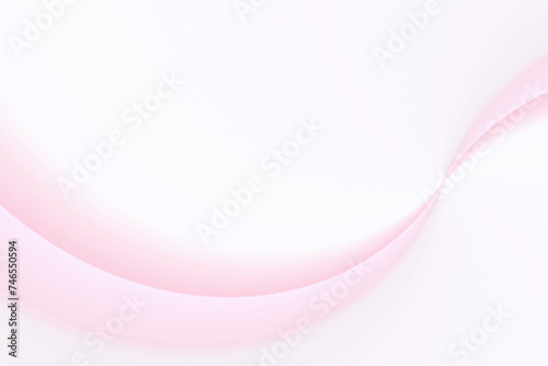ピンクのラインが入った抽象的な模様の背景　リボン　フレーム枠　
