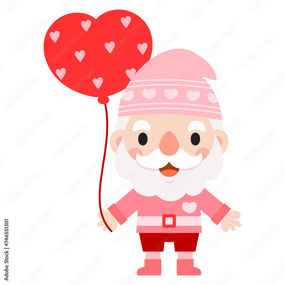 Gnomes Valentine's day with hearts Clipart, Gnomes Love, sweet gnomes for valentine day. Romantic Valentine Gnome Gnomes Valentine's day with hearts Clipart, Gnomes Love, sweet gnomes for valentine day. Romantic Valentine Gnome