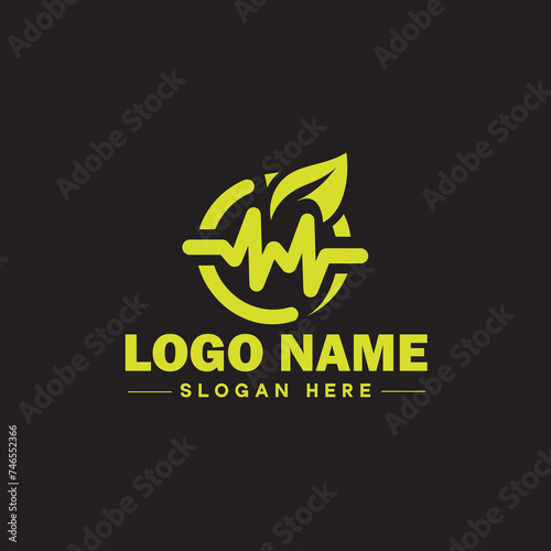  Environmental logo ecologic green nature farm business logo icon editable vector