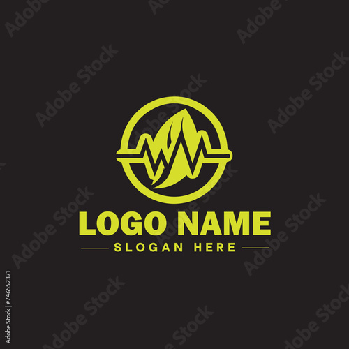  Environmental logo ecologic green nature farm business logo icon editable vector